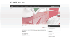 Desktop Screenshot of bigware.sk